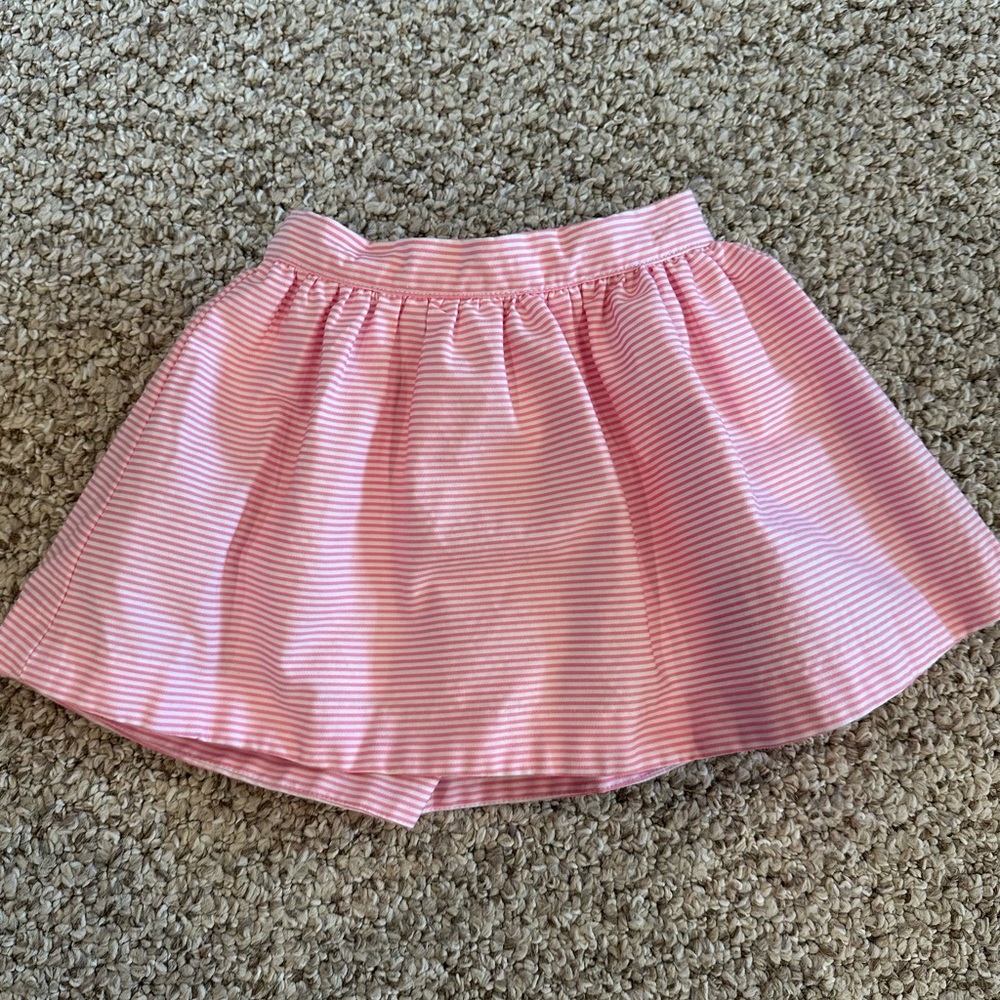 Janie and Jack Pink Striped Baby Skirt